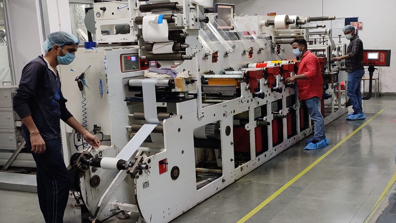 optically variable ink printing